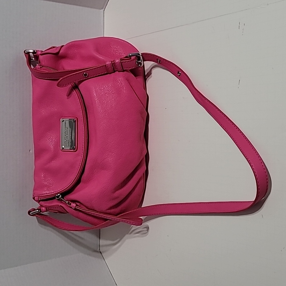 Marc By Marc Jacobs Bright Pink Leather Crossover  bag